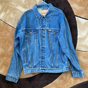 Large Levi Strauss Jean Jacket 100% Cotton